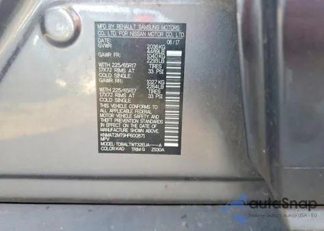 2017 Nissan Rogue S из США, поврежденный, VIN KNMAT2MT9HP600871